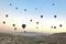 Hot-air balloon ,Cappadocia, Turkey