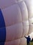 Hot air balloon crew member check