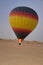 Hot air balloon in desert, Dubai UAE