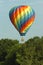 Hot Air Balloon Floating Low