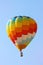 Hot air balloon flying