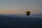 Hot Air balloon flying at dawn