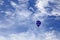 Hot air balloon flying at Taitung Luye Gaotai
