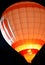 Hot Air Balloon Glowing In The Night