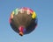 Hot air balloon just launched