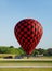 Hot air balloon landing