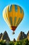 Hot air balloon in Mountains Cappadocia Turkey