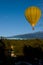 Hot Air Balloon Over Castle