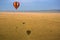 Hot air balloon over Masai Mara