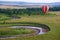 Hot air balloon over Masai Mara