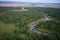 Hot air balloon over Masai Mara