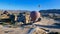 Hot Air Balloon Overflight Cappadocaia Lanscape and Canyons, Turkey