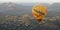 A Hot Air Balloon Soars Above Sedona, Arizona