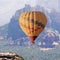 A Hot Air Balloon Soars Near Sedona, Arizona