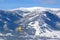 Hot air balloon in the Wasatch Front, Utah