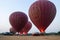 Hot air balloons in Bagan, Myanmar