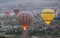 Hot Air Balloons in Cappadocia Valleys