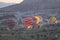 Hot Air Balloons in Cappadocia Valleys