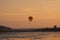 Hot air balloons exibition in Hungary.