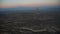 Hot air balloons flying over valley at sunrise. Cappadocia. Turkey