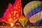 Hot Air Balloons Glow