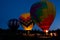 Hot Air Balloons Night Glow In Bend Oregon