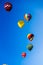Hot Air Balloons Rising Skyward