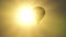 Hot Air Baloon Flying against Sun Shine