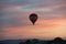 Hot Air Baloon over Cappadocia at sunrise.