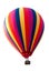 Hot air colorful balloon soar into the sky