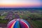 Hot Balloon and Sunrise