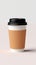 Hot beverage disposable white paper coffe cup
