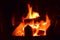 Hot briquettes,hot coal briquette, briquette fire, coal briquettes fire, burning coal briquettes in a hot stove, coal briquets