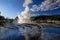 Hot bubbling mud pools in Wai-O-Tapu Geothermal Wonderland, Rotorua, New Zealand.