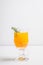 Hot buckthorn beverage in glass