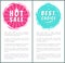 Hot Burn Sale Best Price Choice Set Label Poster