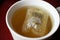 Hot chamomile green tea