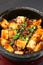 Hot chili mapo tofu bowl