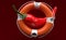 Hot chili pepper inside life buoy