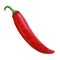 Hot chili pepper watercolor illustration