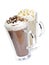 Hot chocolate and coffee beverages