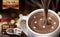 Hot chocolate drink ad