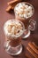 Hot chocolate with mini marshmallows cinnamon winter drink