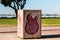 Hot Coals Disposal Bin at a Bayside Park