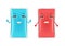 Hot and cold gel pack vector . first aid cartoon