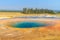 Hot colourful geothermal pool, Yellowstone National Park