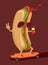 Hot dog character