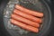 Hot Dogs In Frying Pan