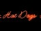 Hot dogs neon sign