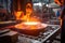 Hot equipment industrial casting manufacturing factory metal steel iron foundry